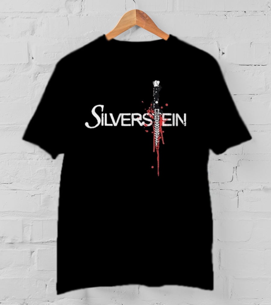 Silverstein Knife Early 2000s Blood Splatter T-Shirt