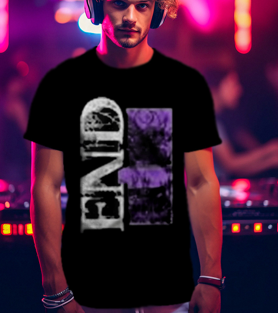 Closed Casket Activities End Victim Purple Black T-Shirt