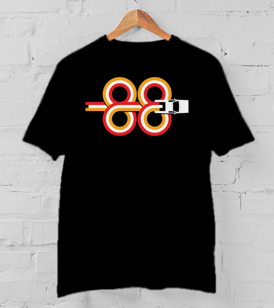 Sports Car Infinity Loop 88 Racing Stripes T-Shirt