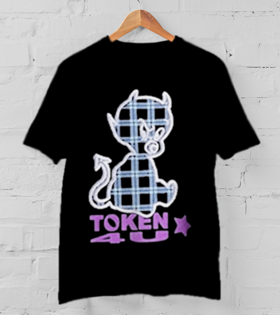 Token NYC Plaid Baby Devil Star T-Shirt