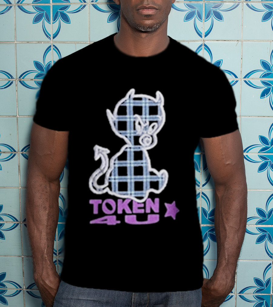 Token NYC Plaid Baby Devil Star T-Shirt