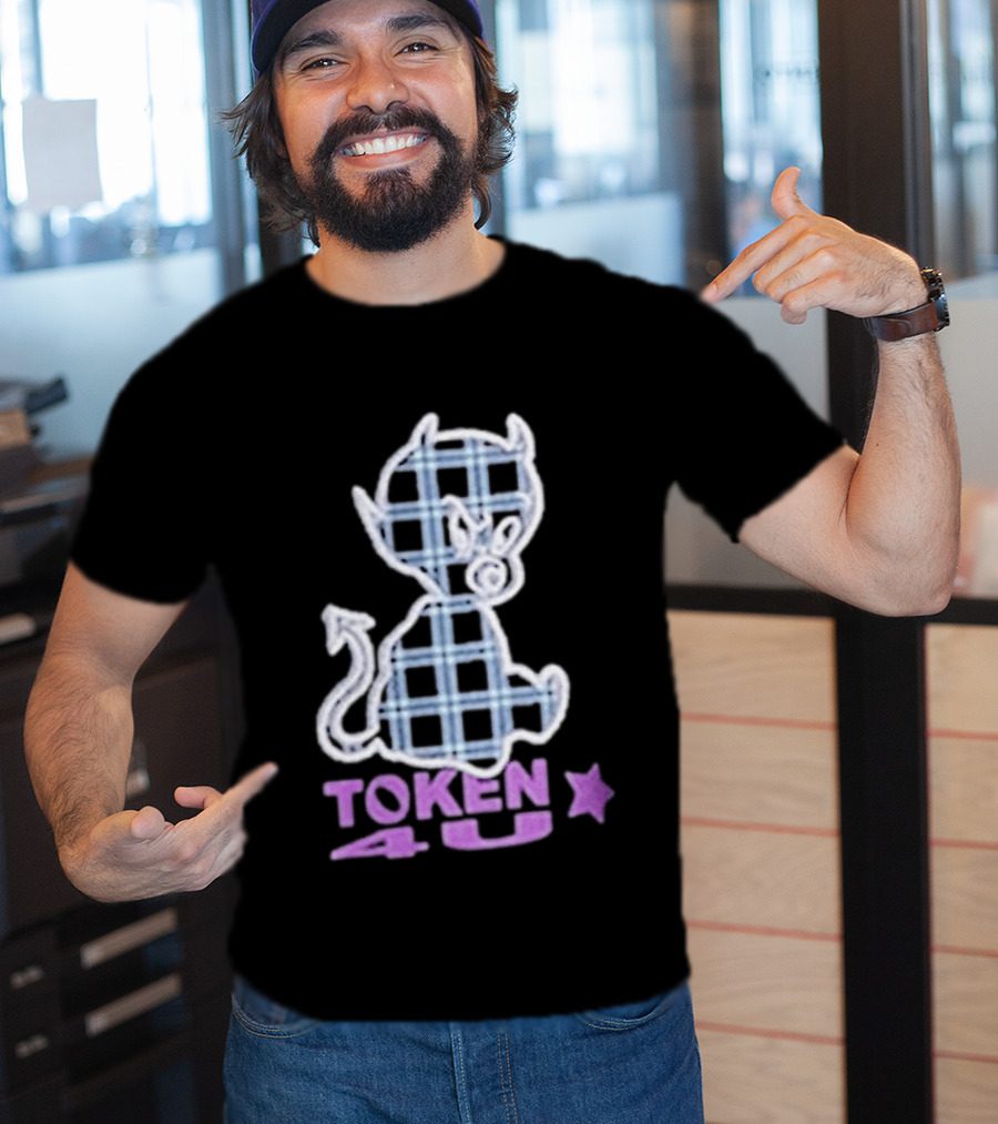 Token NYC Plaid Baby Devil Star T-Shirt