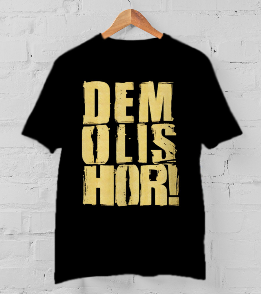 DEMOLISHOR Gold T-Shirt