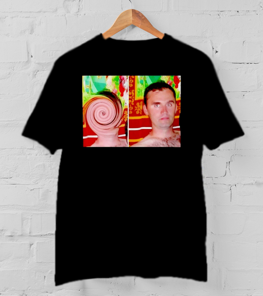 Swirly Kirk Christopher Paul Neil Optical Illusion Face T-Shirt