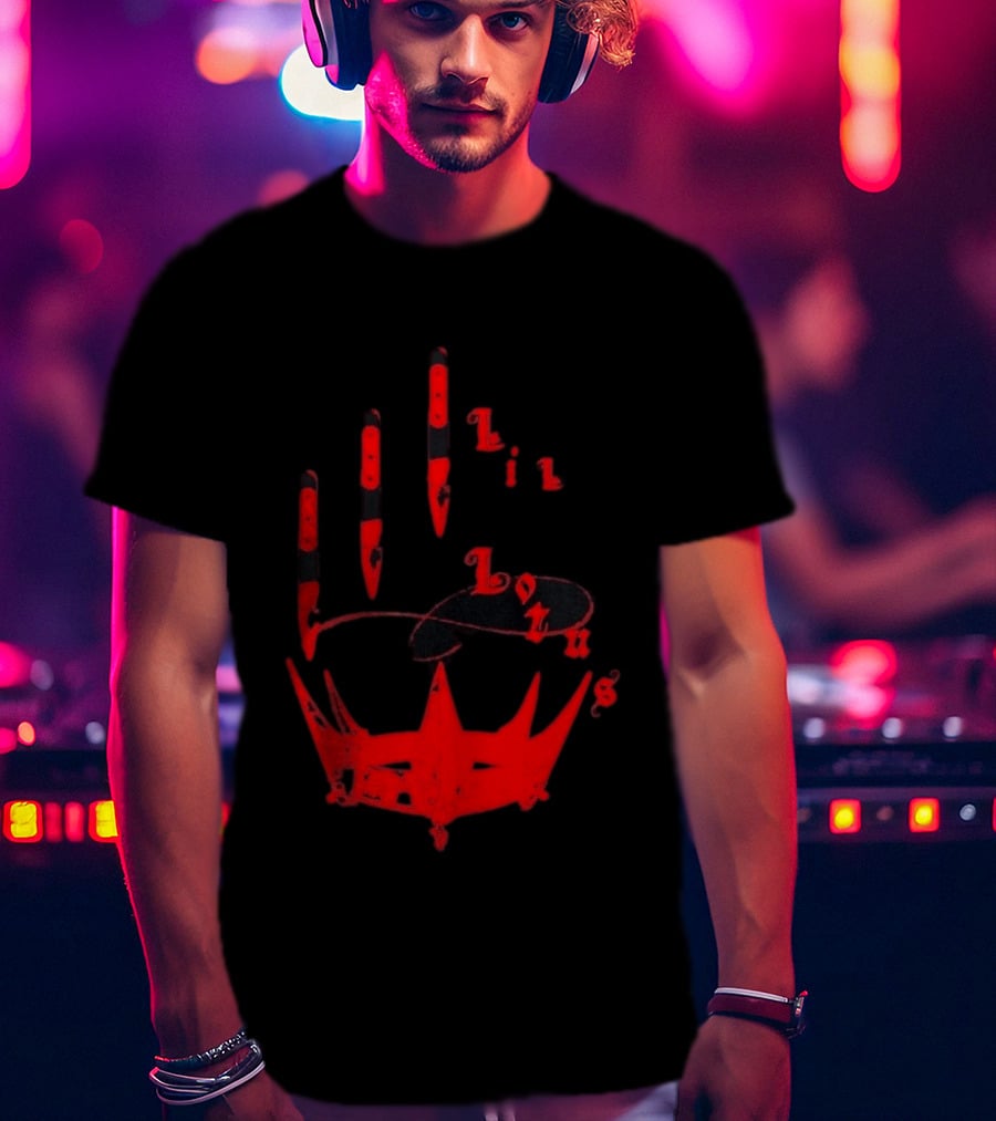 Lil Lotus Ocean Crown Hand T-Shirt
