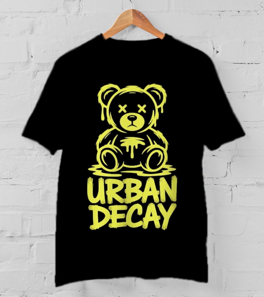 Teddy Bear Urban Decay Dripping Graffiti T-Shirt