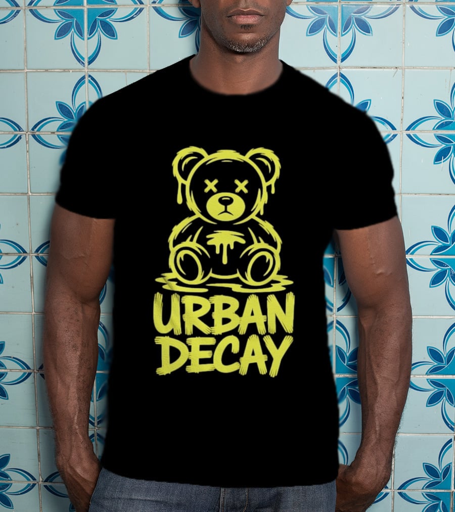 Teddy Bear Urban Decay Dripping Graffiti T-Shirt
