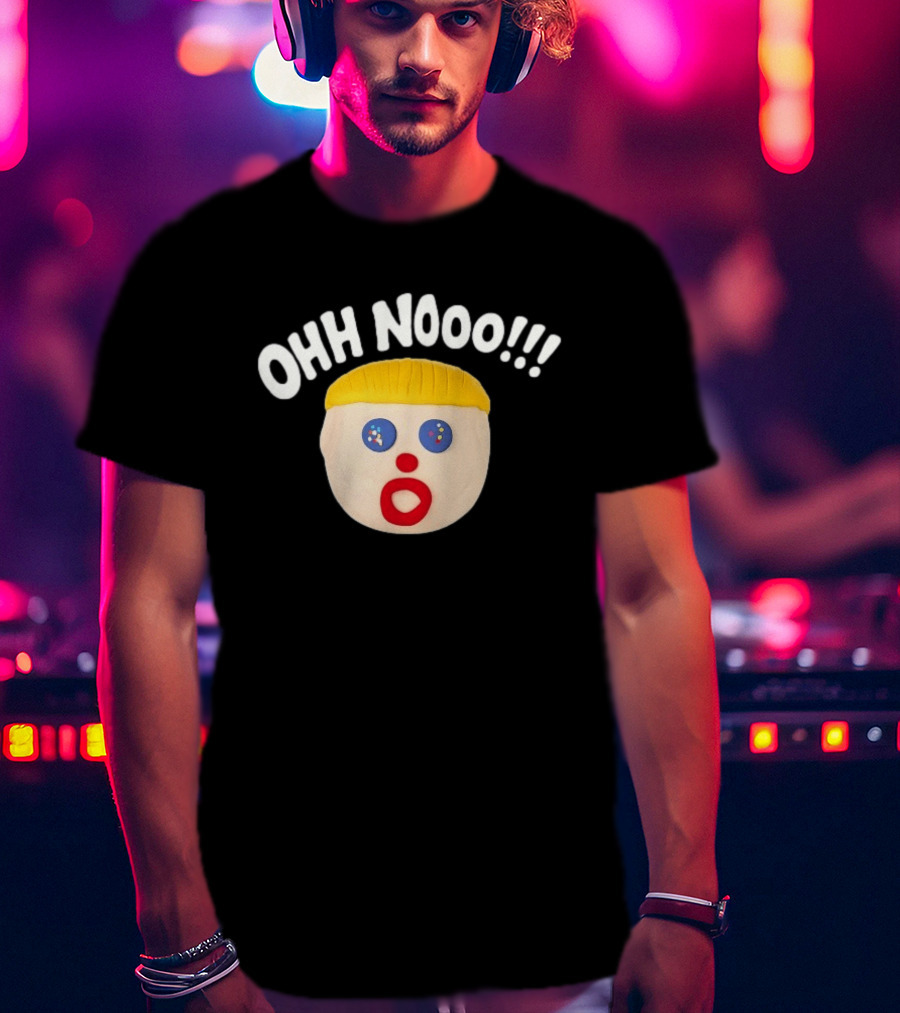 Oh No Mr Bill Iconic Claymation Face And Catchphrase From Classic TV Show T-Shirt