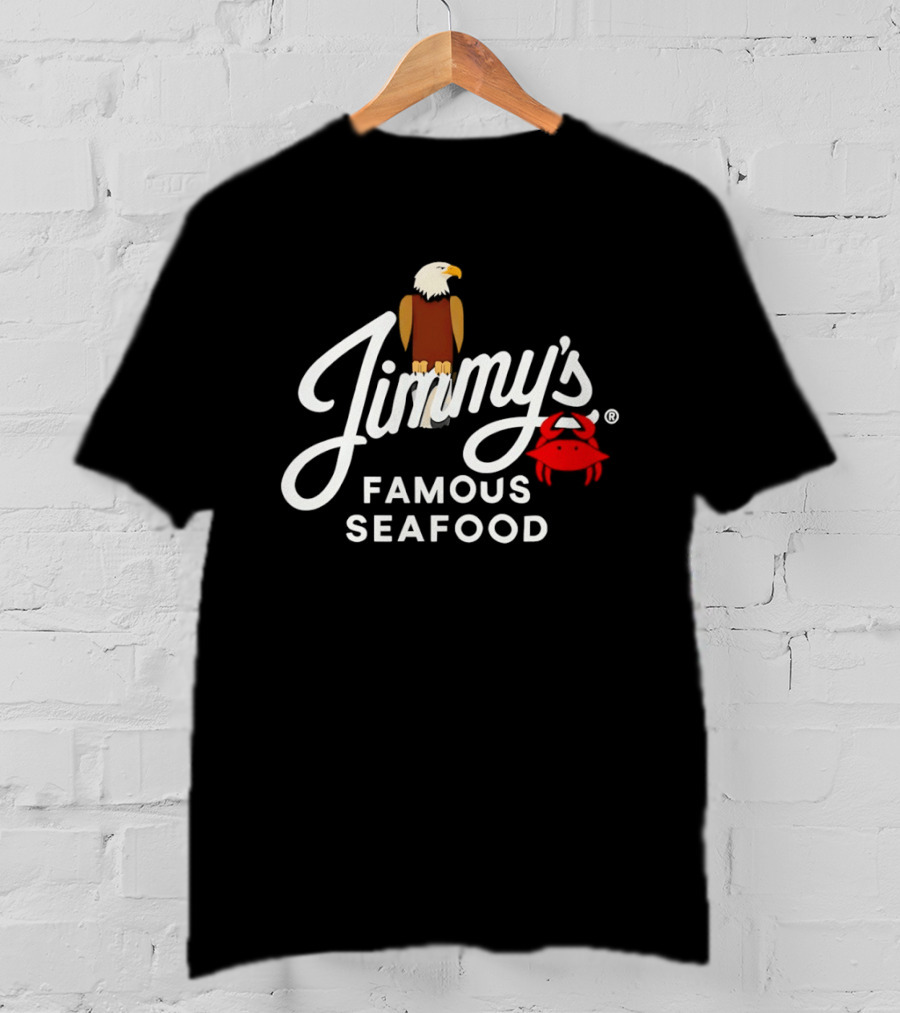 Jimmy's Famous Seafood Eagle And Crab T-Shirt