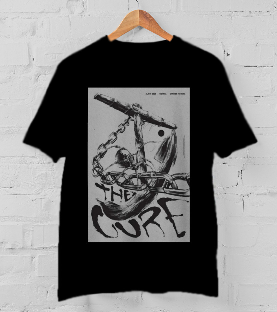 The Cure 3 July 2026 Gdynia Opener Festival Chains T-Shirt