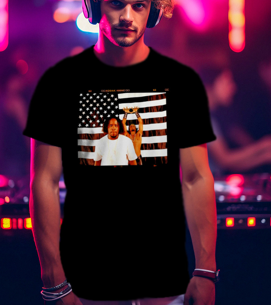 Outkast American Flag Andre 3000 Big Boi Performance USA Stars And Stripes T-Shirt