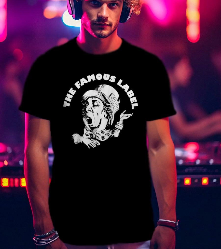The Famous Label Mad Hatter Screaming T-Shirt