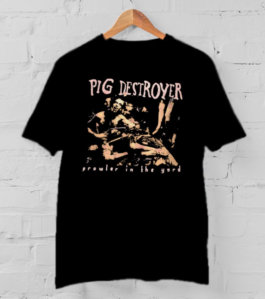 Pig Destroyer Prowler In The Yard Grindcore Band Album T-Shirt