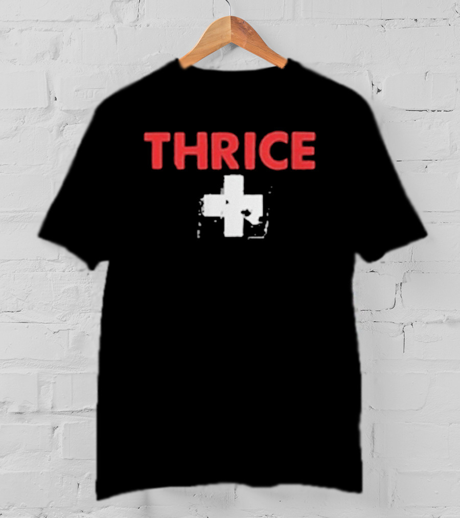 Thrice Ambulance Cross Old School T-Shirt