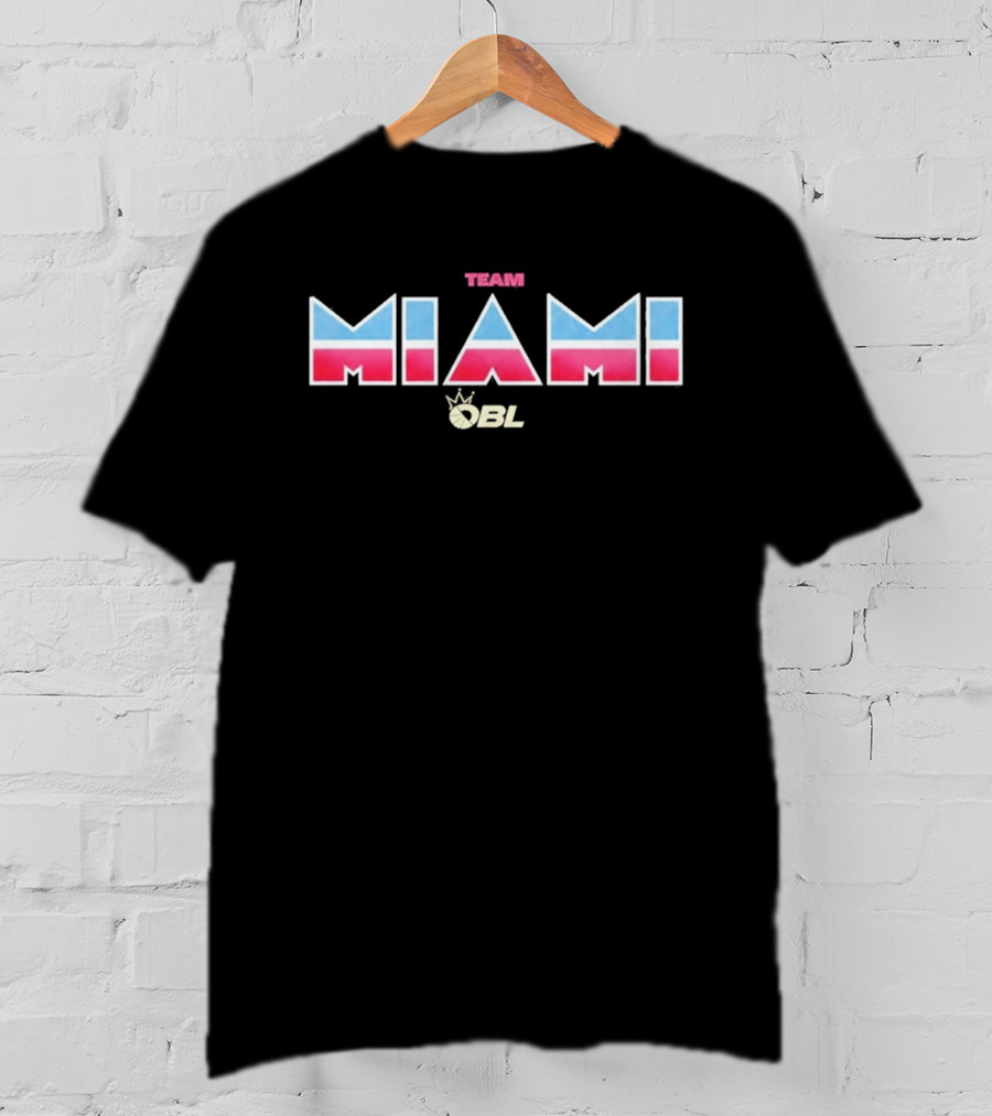 Tim Hardaway Sr Team Miami OBL Miami Heat T-Shirt