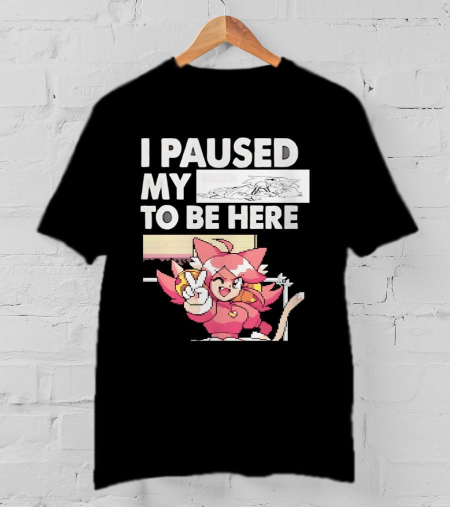 I Paused My Game To Be Here Mad Mew Mew Undertale Anime Girls T-Shirt