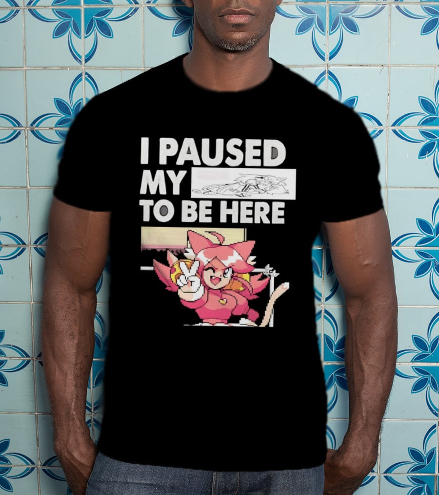 I Paused My Game To Be Here Mad Mew Mew Undertale Anime Girls T-Shirt