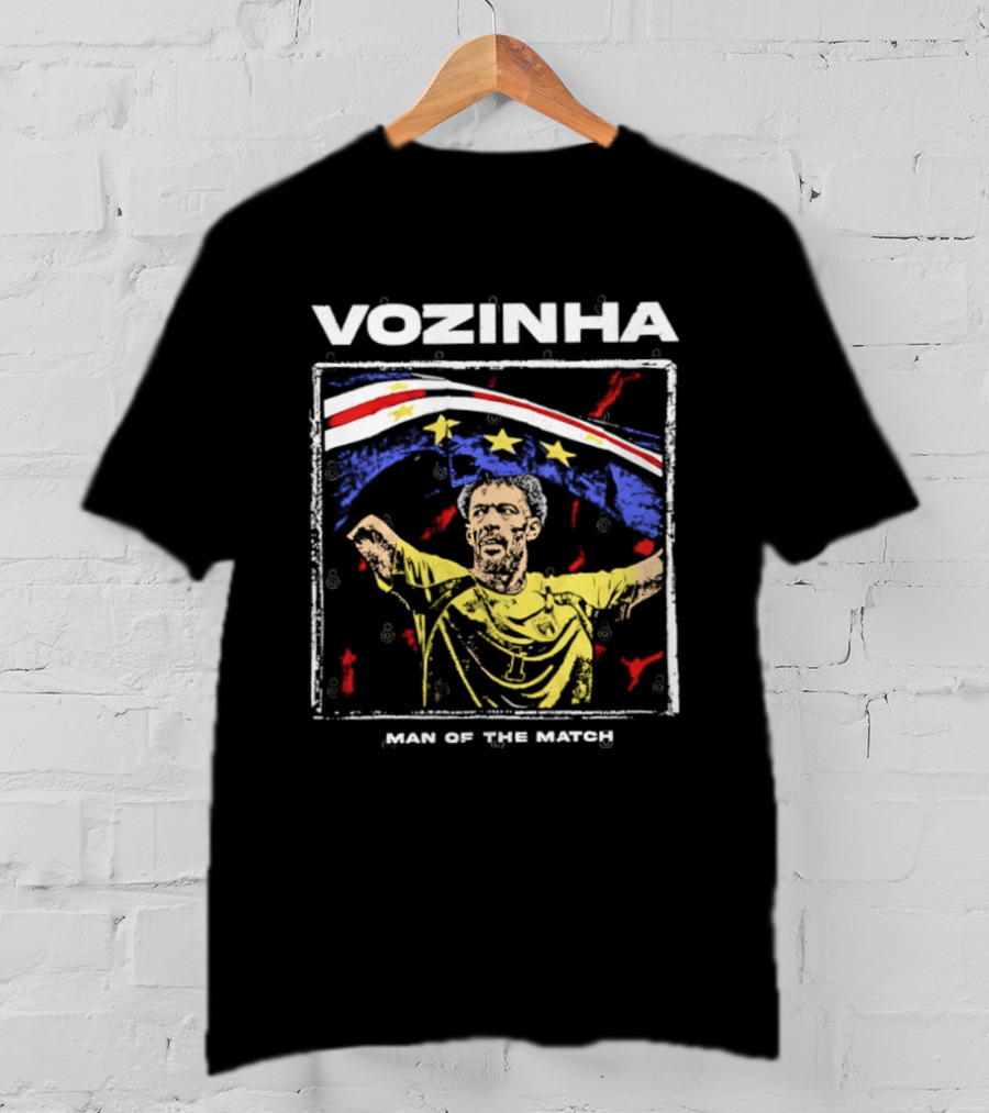 Vozinha Cape Verde National Football Team Man Of The Match T-Shirt
