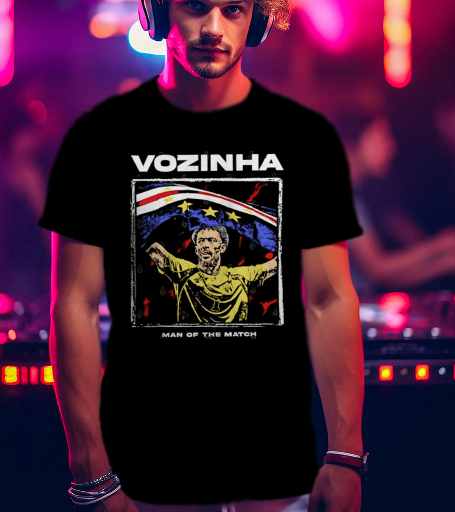 Vozinha Cape Verde National Football Team Man Of The Match T-Shirt