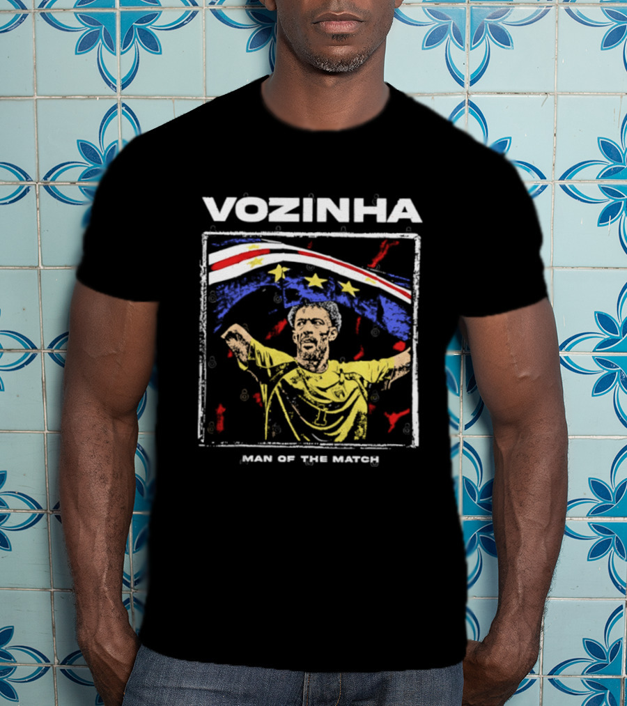 Vozinha Cape Verde National Football Team Man Of The Match T-Shirt
