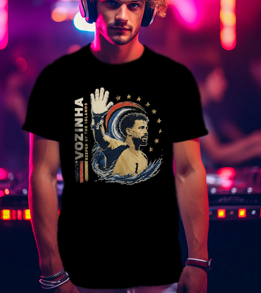 Vozinha Keeper Of The Islands Cape Verde National Football Team Stars T-Shirt