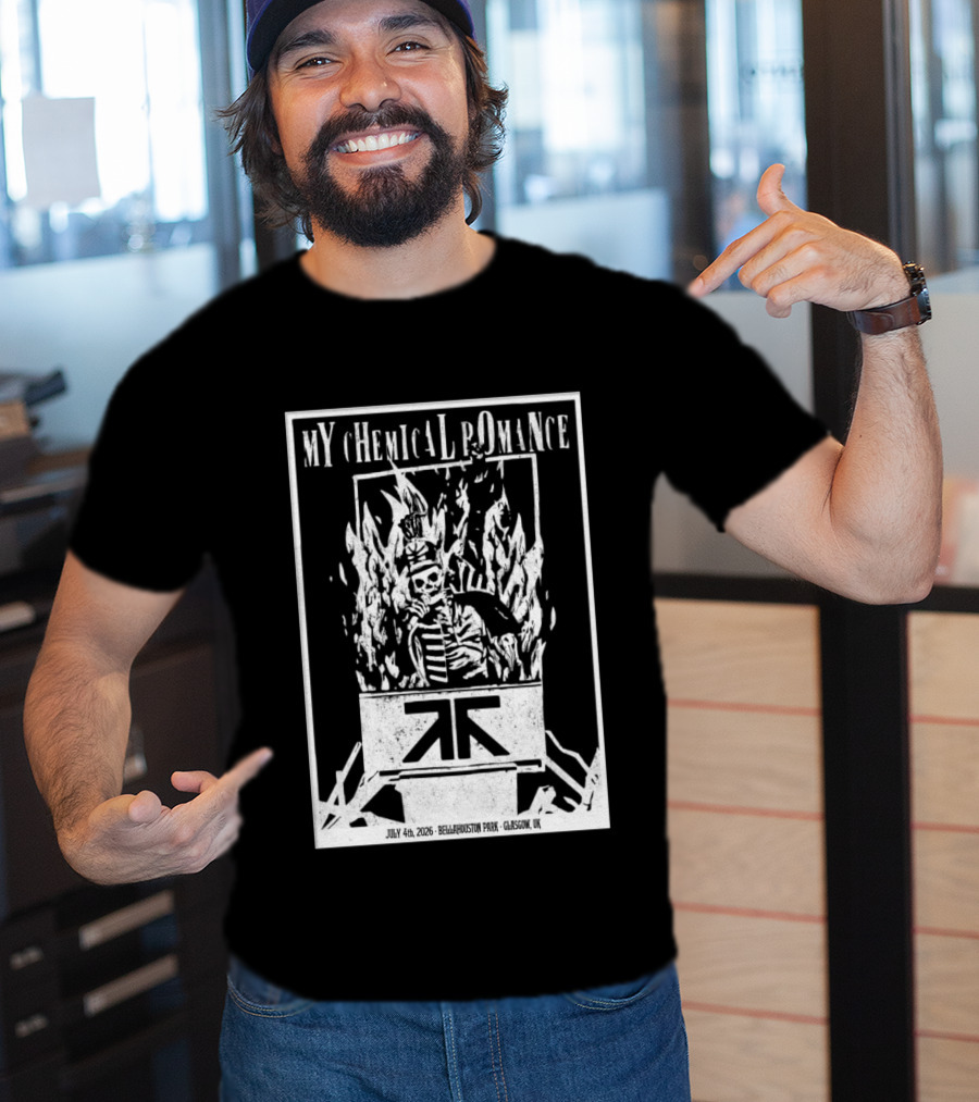 My Chemical Romance July 4 2026 Bellahouston Park Glasgow UK T-Shirt