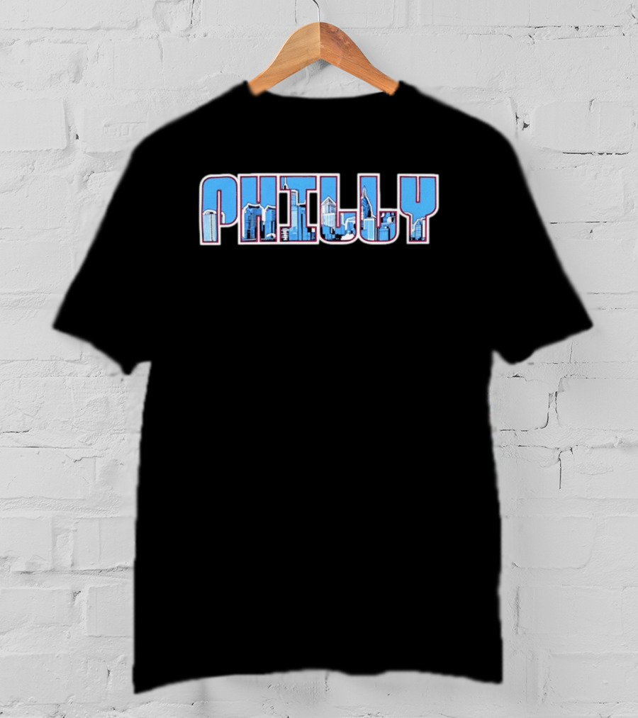 Philly Philadelphia Skyline Cityscape Urban Architecture T-Shirt