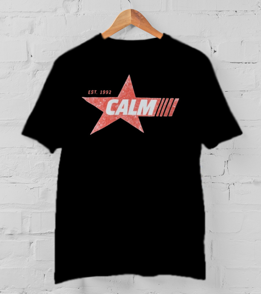 Calm Red Star Est 1992 T-Shirt