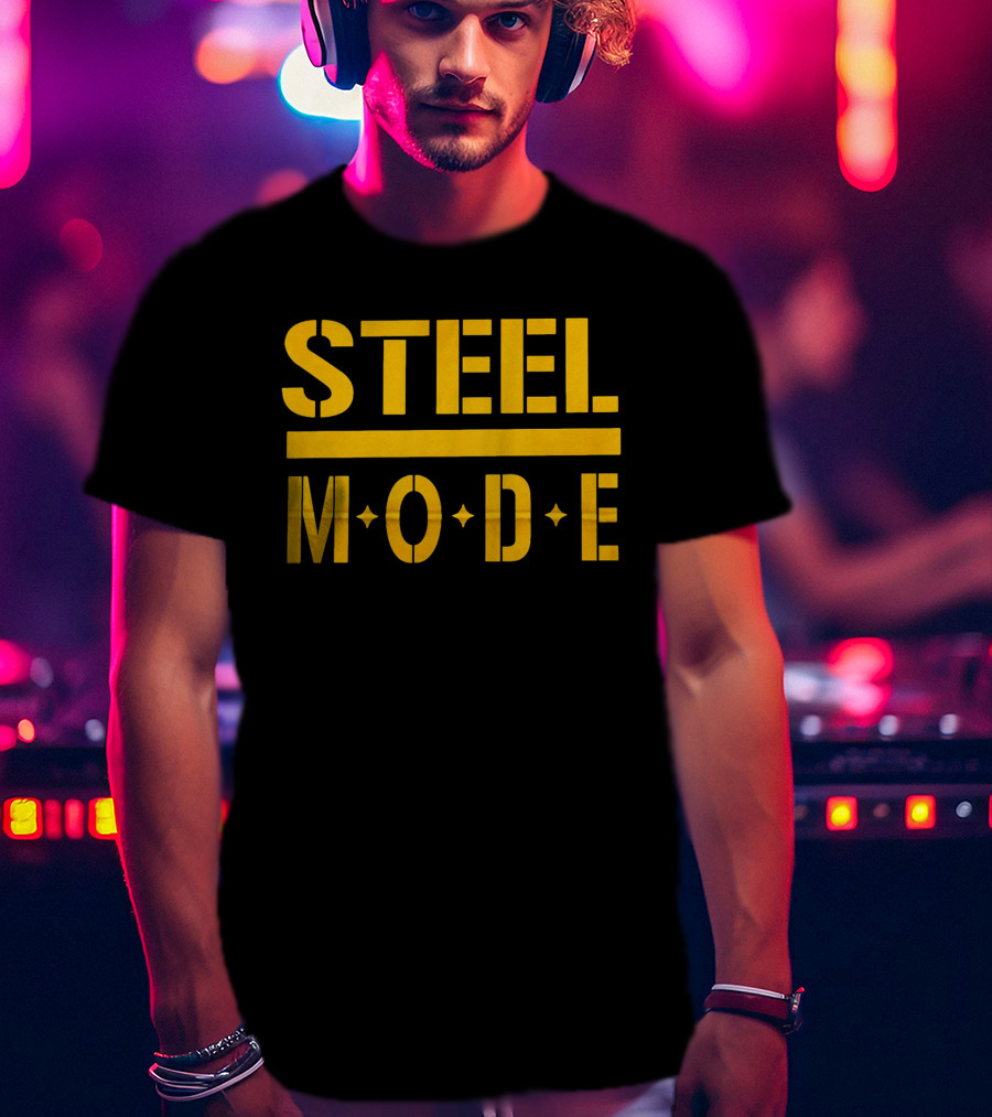 Steel Mode Pittsburgh Football Blanket T-Shirt