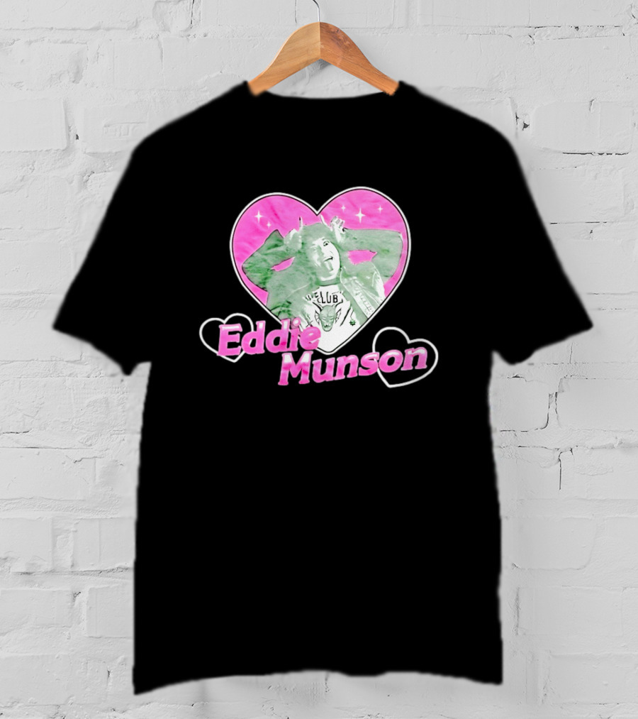 Eddie Munson Hellfire Club Heart Frame Stranger Things T-Shirt