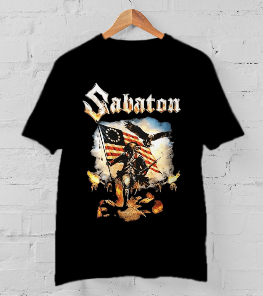Sabaton Liberty Of Death USA 4th Of July 2026 Independence Freedom T-Shirt