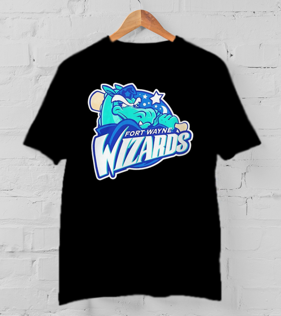 Fort Wayne Wizards Crocodile Logo Minor League Baseball Team T-Shirt
