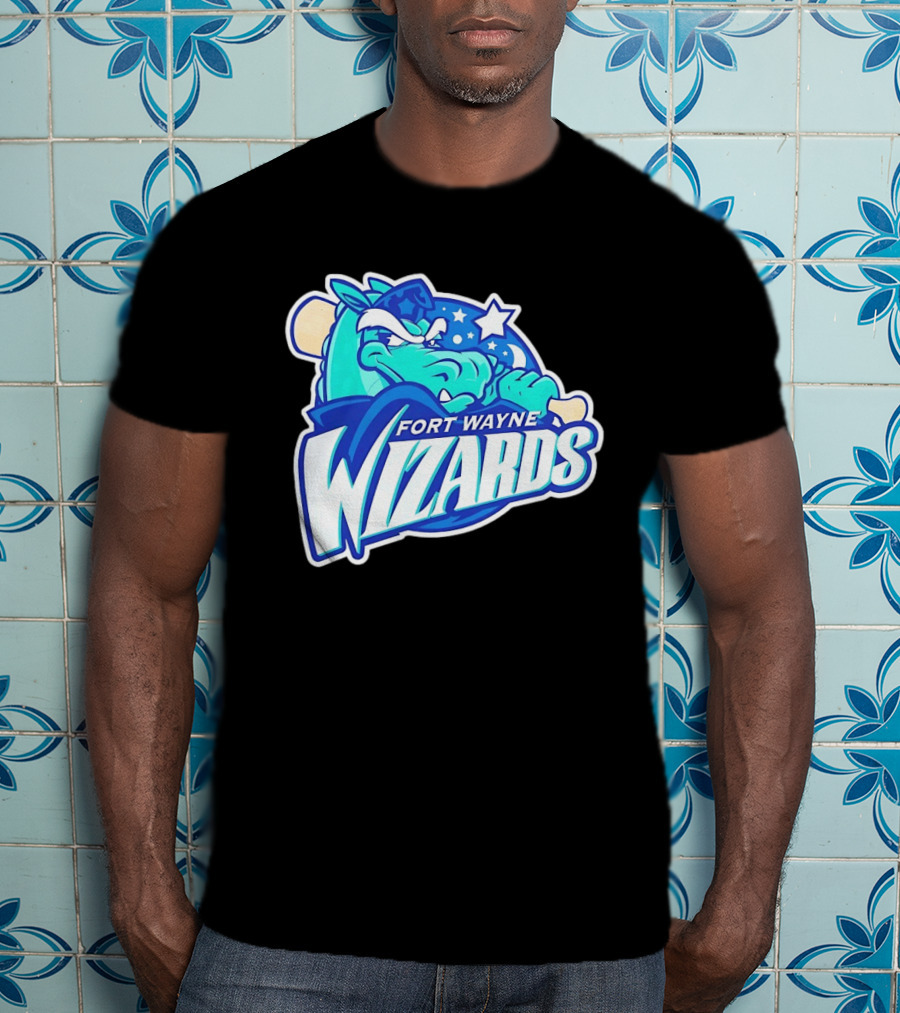 Fort Wayne Wizards Crocodile Logo Minor League Baseball Team T-Shirt