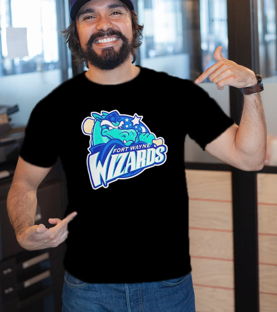 Fort Wayne Wizards Crocodile Logo Minor League Baseball Team T-Shirt