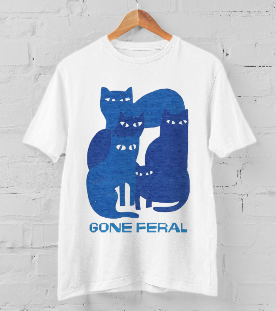 Gone Feral Cats Group T-Shirt