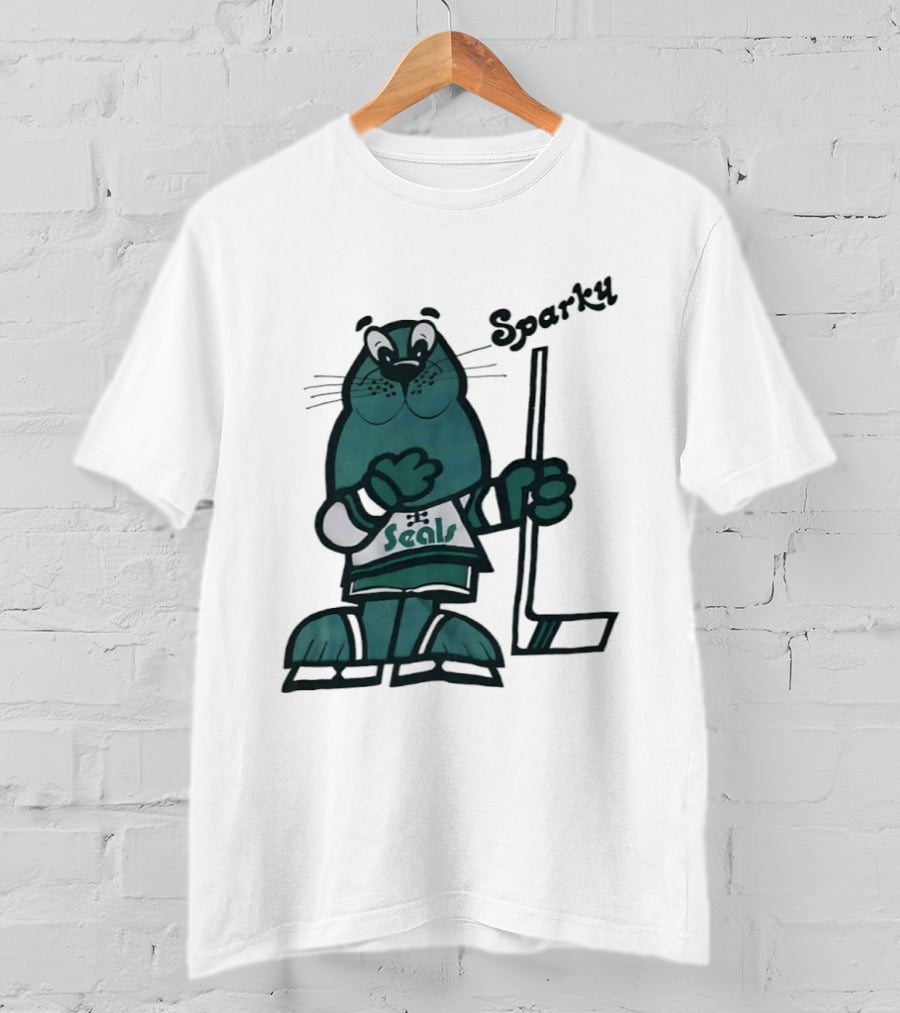 Sparky Seals Hockey Team California Golden Seals T-Shirt