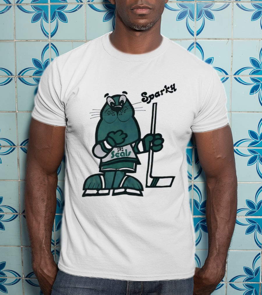 Sparky Seals Hockey Team California Golden Seals T-Shirt