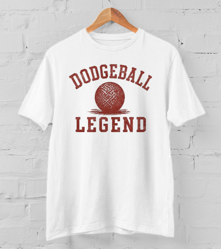 Dodgeball Legend Retro Athletic Style Championship T-Shirt