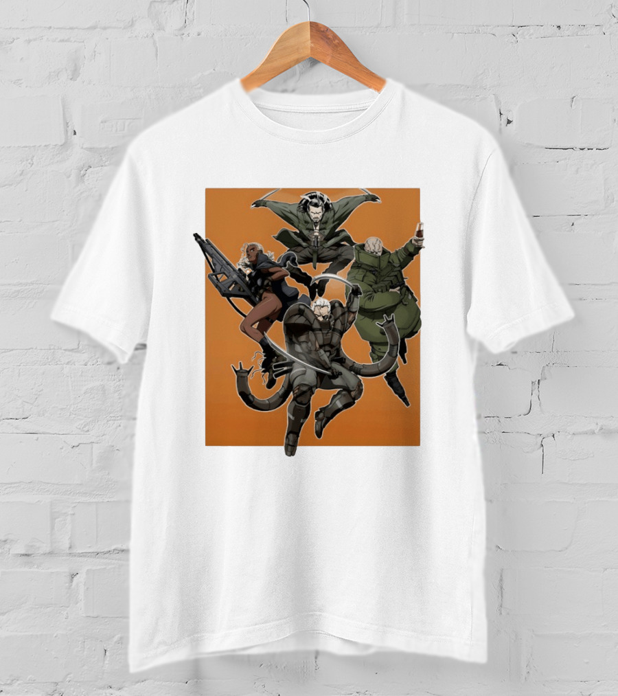 Metal Solid Hideo Kojima Characters T-Shirt