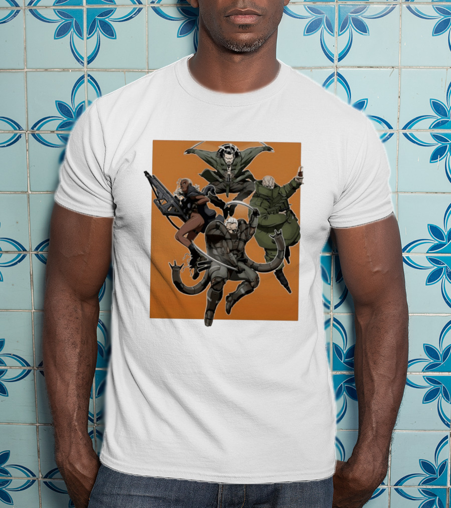 Metal Solid Hideo Kojima Characters T-Shirt