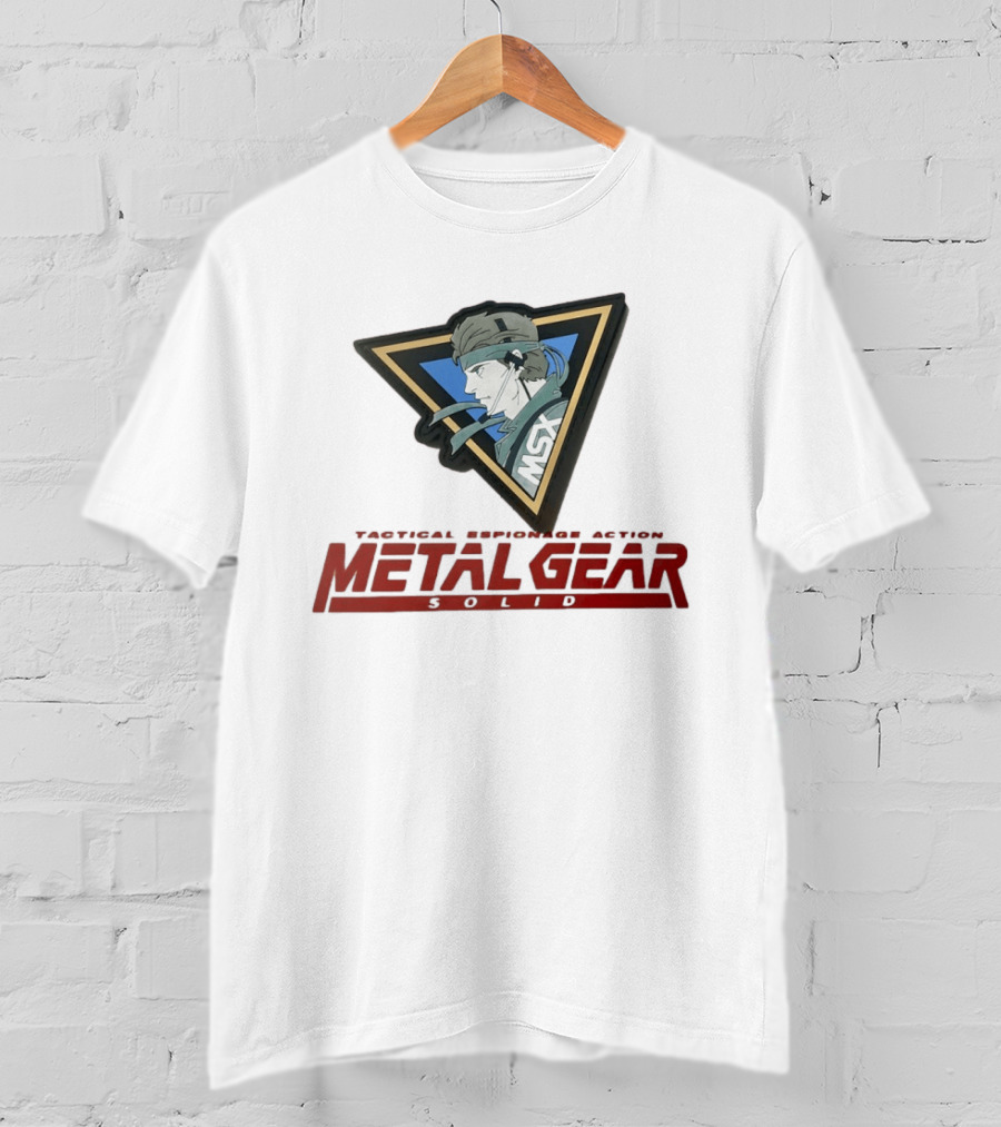 Metal Gear Solid MSX Tactical Espionage Action Hero T-Shirt