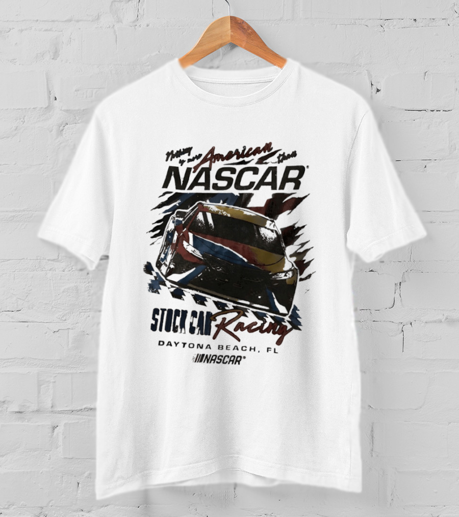 Nothing Is More American Than NASCAR Stock Car Racing In Daytona Beach FL #NASCAR T-Shirt