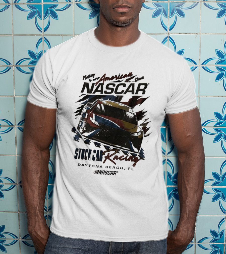 Nothing Is More American Than NASCAR Stock Car Racing In Daytona Beach FL #NASCAR T-Shirt