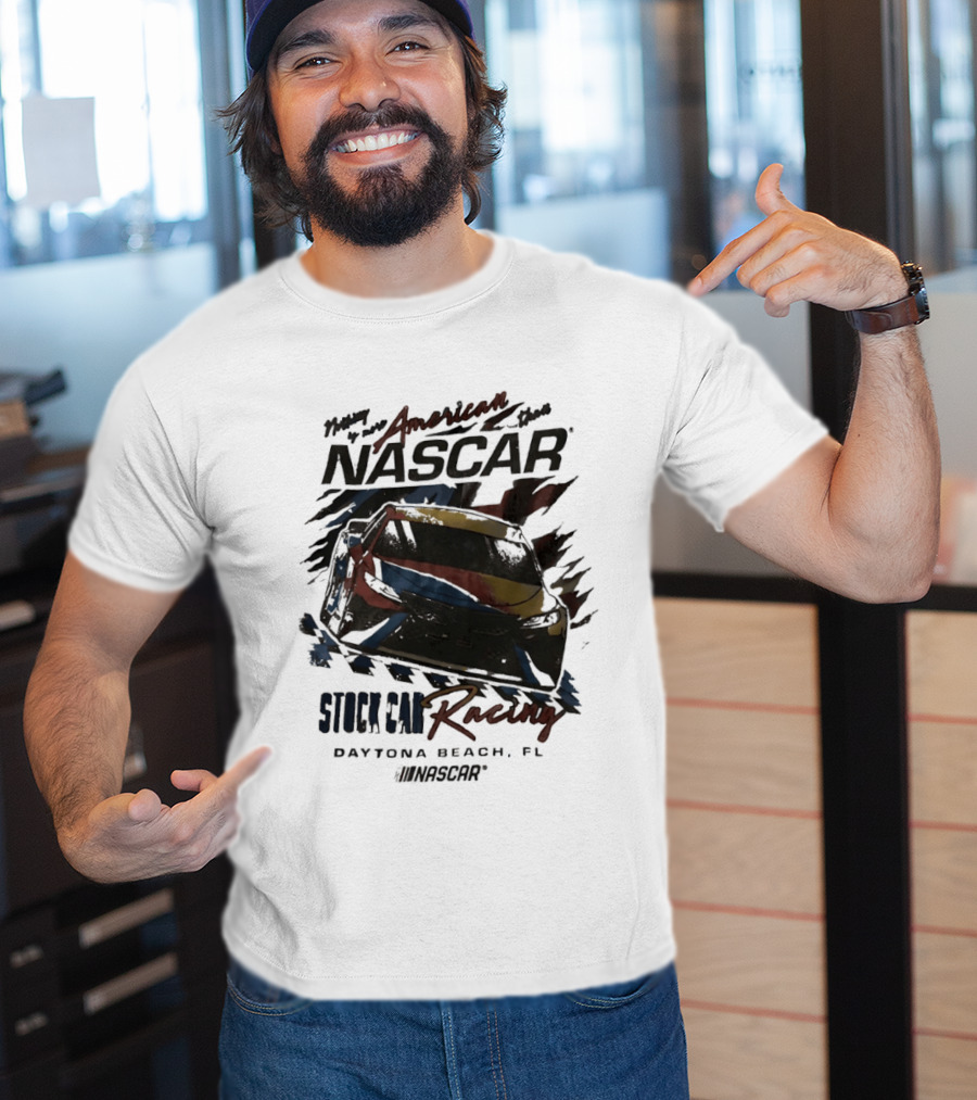 Nothing Is More American Than NASCAR Stock Car Racing In Daytona Beach FL #NASCAR T-Shirt