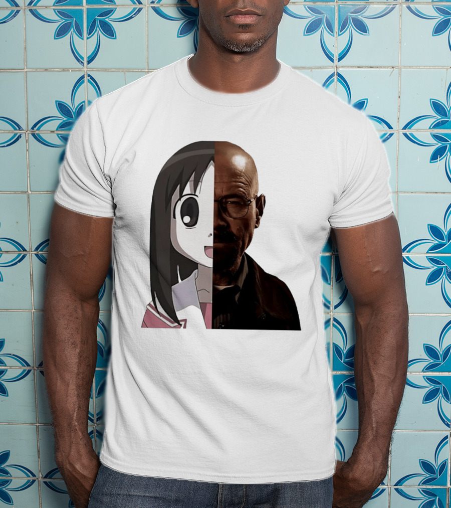 Walter White And Ayumu Kasuga Half Face Combo T-Shirt