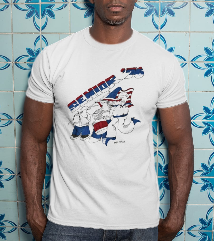 Senior 76 Brad Mccoll 1976 Bicentennial Celebration T-Shirt