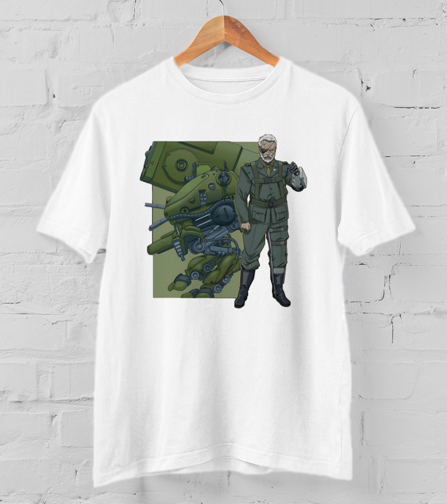 Big Boss Metal Gear Solid Character And Mech T-Shirt