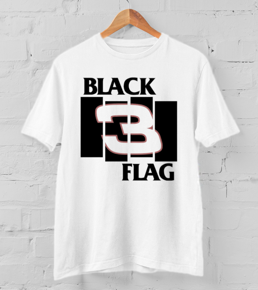 Black 3 Flag T-Shirt