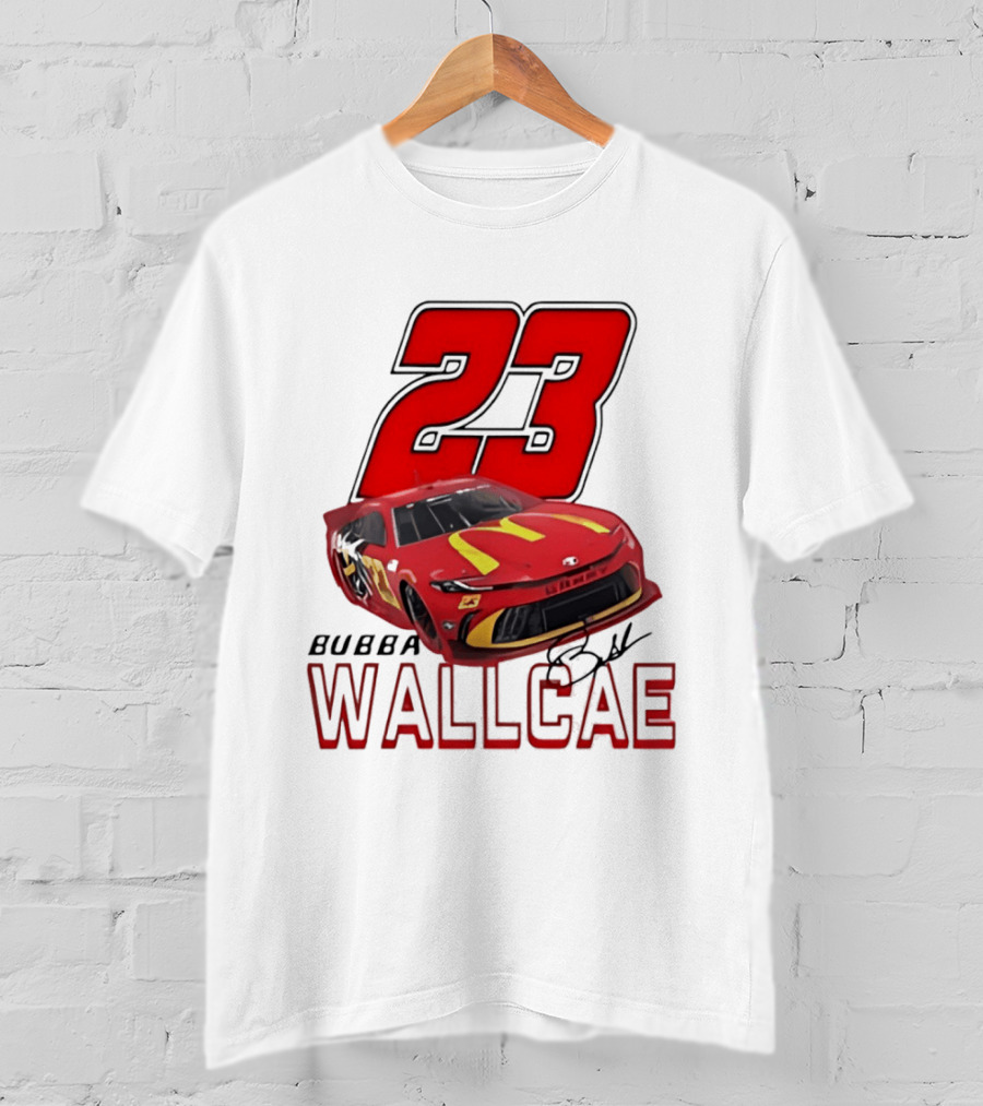Bubba Wallace 23 Car NASCAR 23XI Racing T-Shirt