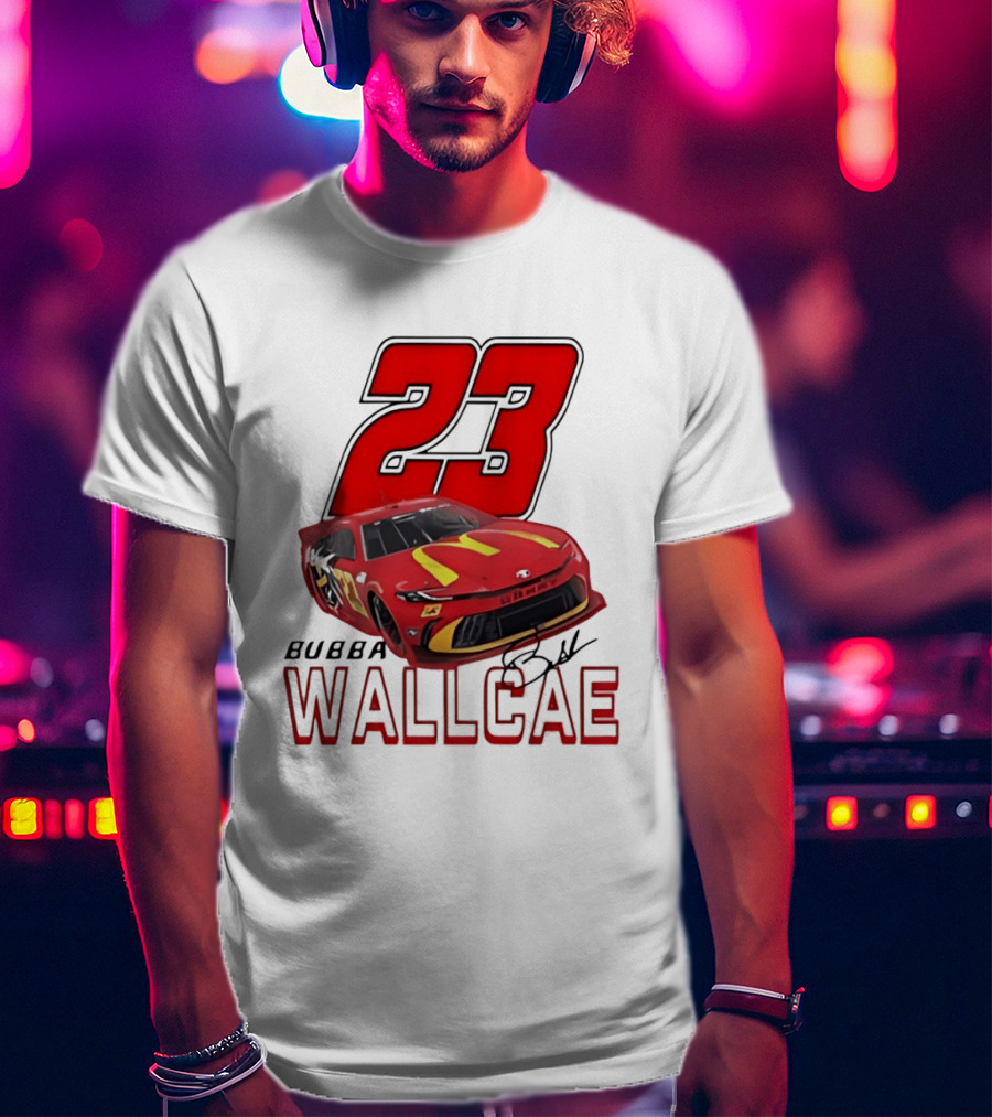 Bubba Wallace 23 Car NASCAR 23XI Racing T-Shirt